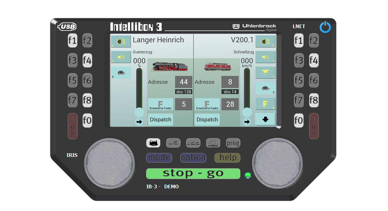 Die Intellibox 3 demo
