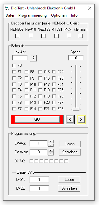 Bild DigiTest-Software